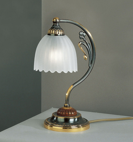 Bedside lamp, frosted glass. P.3950