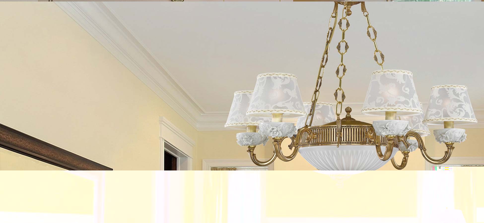 Lampadario soffitto alto: sospensione pirce artemide e travi a ... Lampadari classici per camera da letto